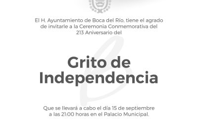 Invita Alcalde Juan Manuel Unánue a dar el tradicional Grito de Independencia