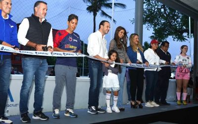 Rehabilita Alcalde JM Unánue el cien por ciento de las unidades deportivas de Boca del Río