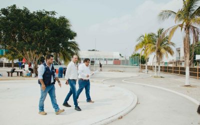 Supervisa Alcalde JM Unánue trabajos de rehabilitación del Parque Prosperidad en Las Vegas II