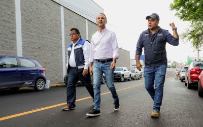 Alcalde JM Unánue deja como nuevas las calles Donato Casas y Alejandro Molina en la Primero de Mayo Norte