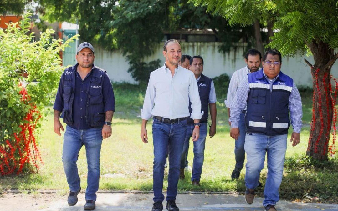 Alcalde Juan Manuel Unánue anuncia más domos para escuelas de Boca del Río