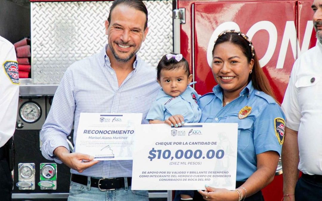 Reconoce Alcalde Juan Manuel Unánue dedicación y heroísmo de los bomberos boqueños en su día