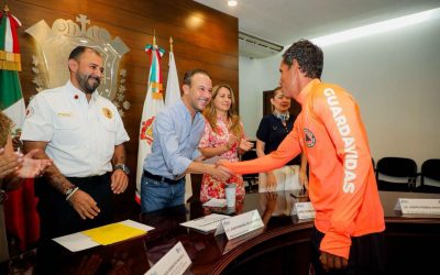 Reconoce Alcalde JM Unánue a personal municipal en el marco del Día Nacional de Protección Civil