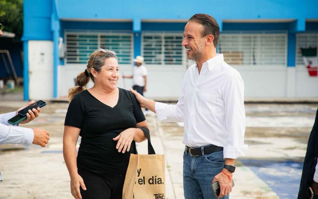 Supervisa Alcalde JM Unánue pavimentación de la calle Lázaro Cárdenas en el Estatuto Jurídico