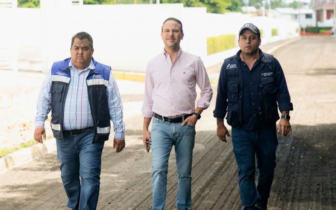 Alcalde JM Unánue supervisa trabajos de pavimentación en “La Petrolera”