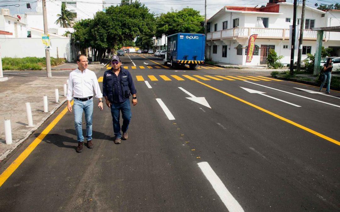 Pavimentación de la Av. Mar Mediterráneo del Fraccionamiento Costa Verde quedó lista: Alcalde JM Unánue