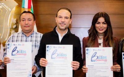 Presenta Alcalde JM Unánue la convocatoria para las Bodas Colectivas 2025