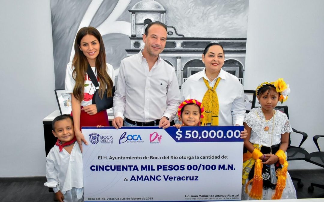 Reconoce Alcalde JM Unánue labor de AMANC a favor de niñas y niños con cáncer