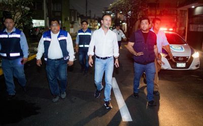 Alcalde JM Unánue entrega obra de rehabilitación de la calle Mar Cantábrico