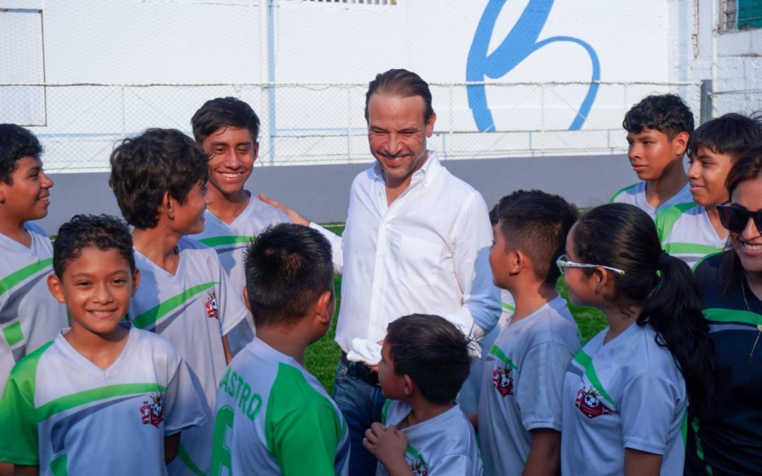 Alcalde JM Unánue reinaugura la Unidad Deportiva Adalberto Tejeda