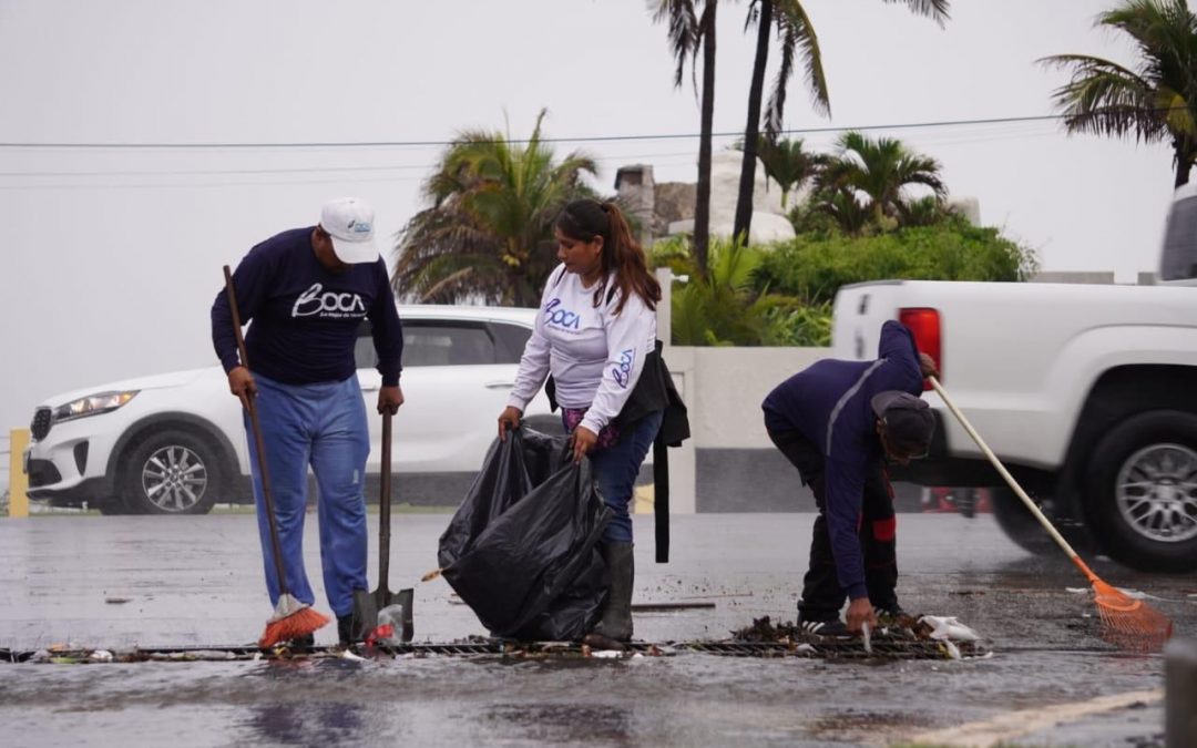 Fuerza de Tarea Municipal atiende contingencia en Boca del Río: Alcalde JM Unánue
