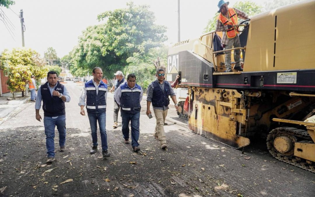 Alcalde Juan Manuel Unánue sigue realizando obras a lo largo y ancho de Boca del Río
