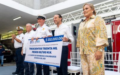 Reconoce Alcalde Juan Manuel Unánue labor de los bomberos en su día