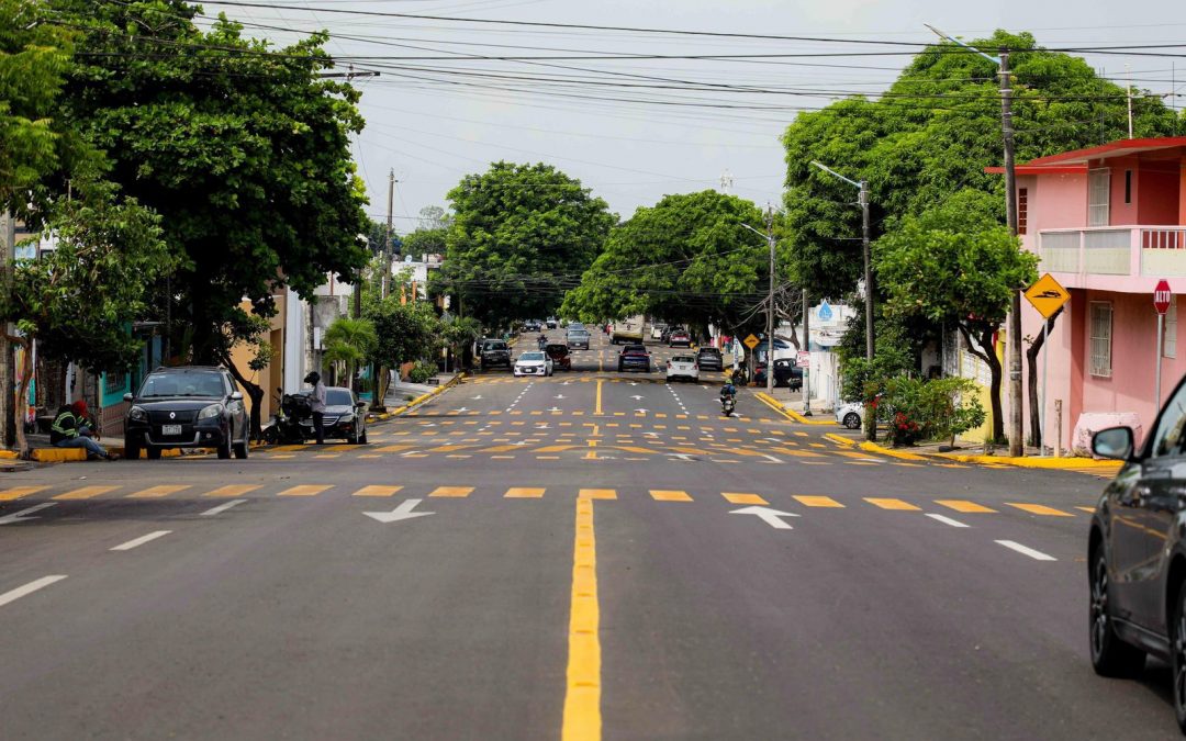 Alcalde JM Unánue deja como nueva la avenida Carranza de la colonia Manantial y 8 de Marzo